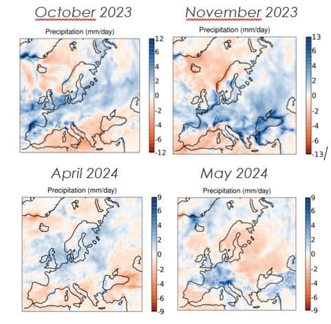 IDENA - precipitation 2023 -2024